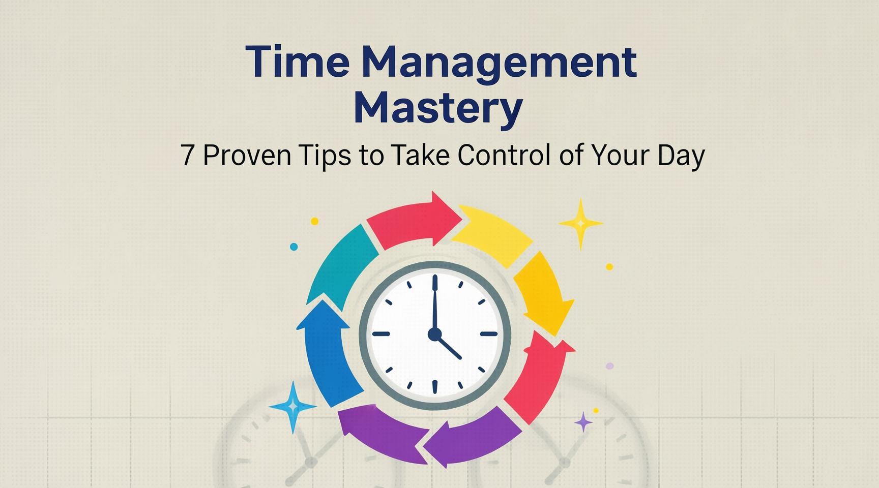 Time Management Mastery: 7 Proven Tips to Take Control of Your Day
