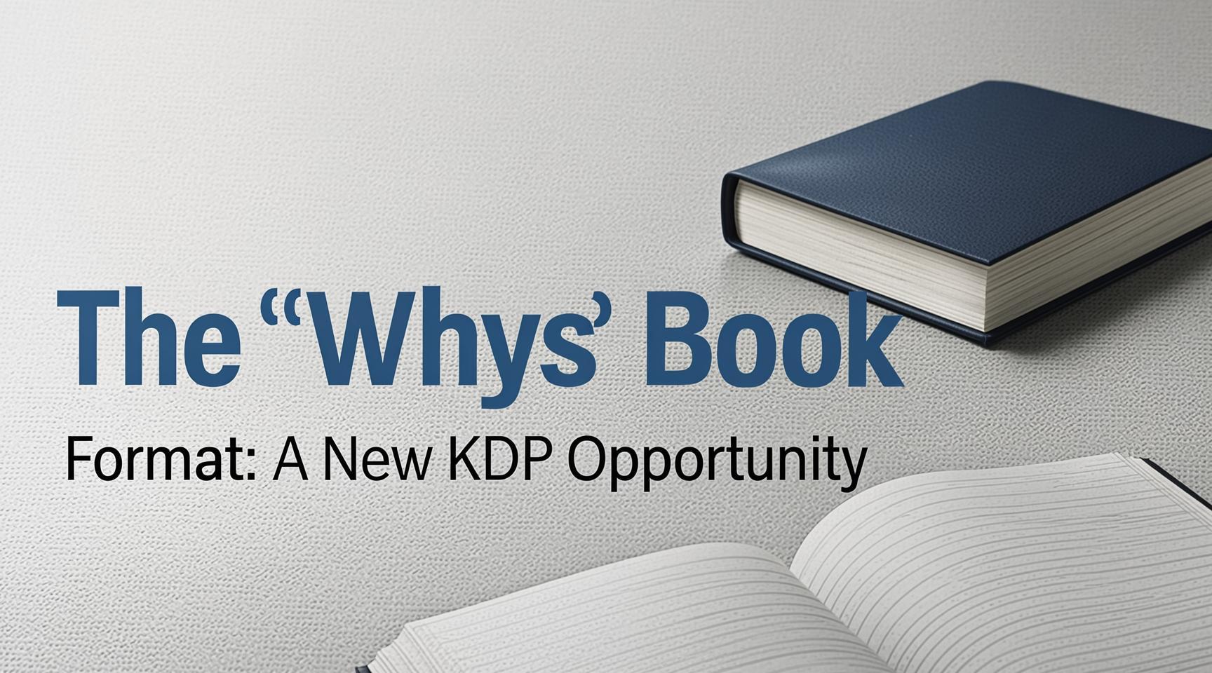 The "Whys" Book Format: A New KDP Opportunity