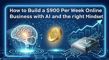 How to Build a $900 Per Week Online Business with AI and the Right Mindset